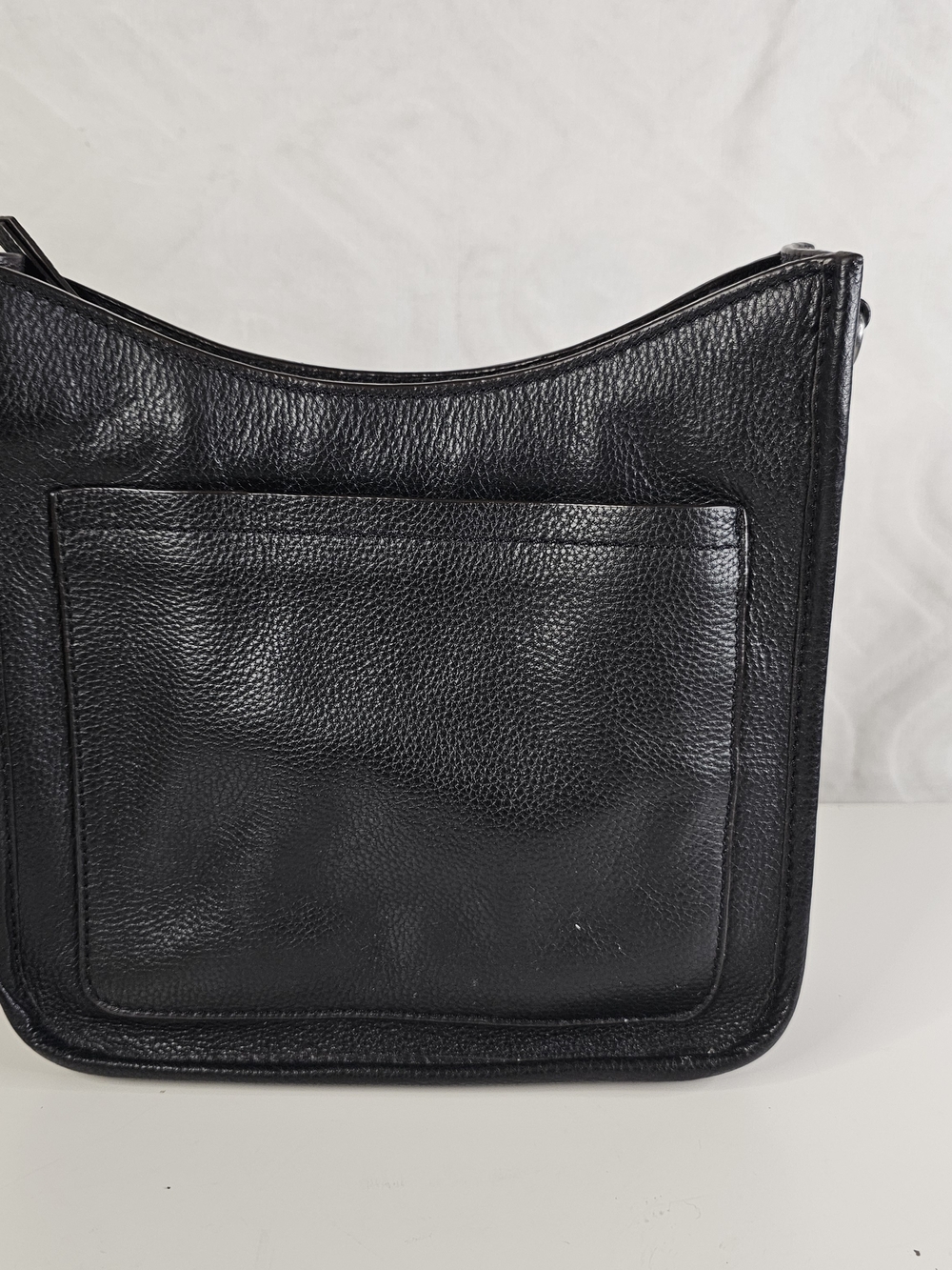 Jjill Black Leather Crossbody Messenger Bag - Picture 3 of 9